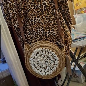 Crossbody with artisian crafting & real shells